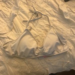 Victoria’s Secret white bikini top